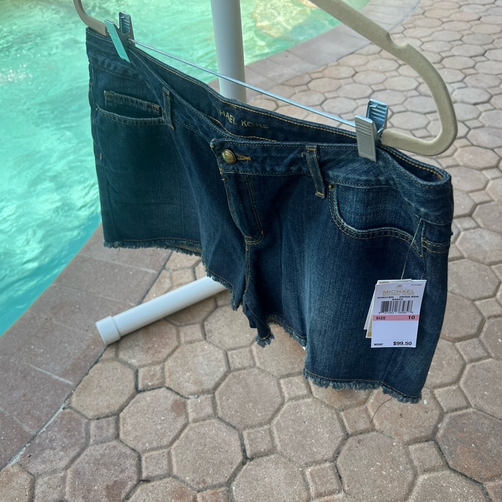 Michael Kors Pink and White Basics Jeans